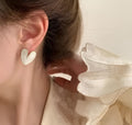 Women's Gold-Plated Pearl Stud & Hoop Earrings Combo Set – Pack of 4