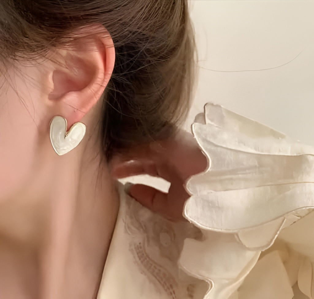 Women's Gold-Plated Pearl Stud & Hoop Earrings Combo Set – Pack of 4