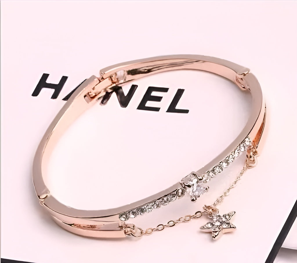 Jewelleza Rose Gold Analog Watch for Women – Elegant Casual Style